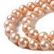 perles de nacre naturelle brins(PEAR-E018-24)-3