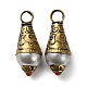 pendentifs en perles naturelles de style tibétain faits à la main(KK-G473-05AG)-1