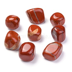 Natural Red Jasper Beads, No Hole, Nuggets, Tumbled Stone, Vase Filler Gems, 22~30x19~26x18~22mm, about 50pcs/1000g(G-M368-02A)