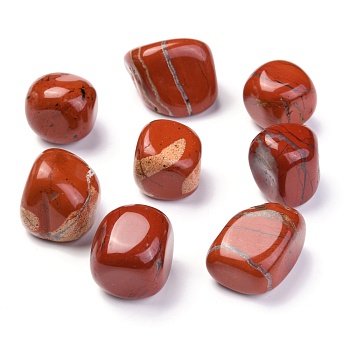 Natural Red Jasper Beads, Healing Stones, for Energy Balancing Meditation Therapy, No Hole, Nuggets, Tumbled Stone, Vase Filler Gems, 22~30x19~26x18~22mm, about 50pcs/1000g