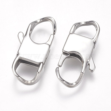 304 Stainless Steel Lobster Claw Clasps(STAS-I082-13P-03)-2