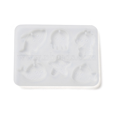 Starfish/Whale/Octopus Pendant DIY Silicone Mold(DIY-K073-09A)-2