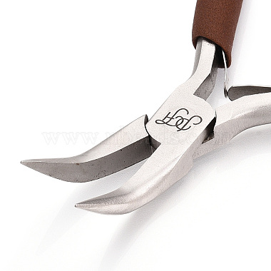 Coconut Brown Steel Bent Nose Pliers