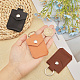 3Pcs 3 Colors Access Card Holder Leather Keychain(KEYC-CA0001-53)-4
