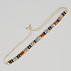 Vintage Ethnic Style Glass Tila Beaded Handmade Slider Bracelets for Women(ZN9527-8)-1