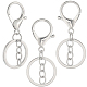 24Pcs Alloy Keychain Clasps(KEYC-SC0001-82P)-6