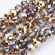 Electroplate Glass Faceted Rondelle Beads Strands(EGLA-D020-10x8mm-14)-1