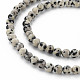 Dalmatien naturel Jasper brins de perles(G-R345-4mm-51-01)-3