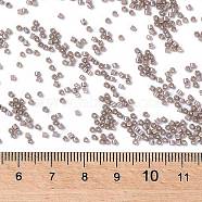 MIYUKI Delica Beads, Cylinder, Japanese Seed Beads, 11/0, (DB1460) Silver Lined Cinnamon Opal, 1.3x1.6mm, Hole: 0.8mm, about 2000pcs/10g(X-SEED-J020-DB1460)