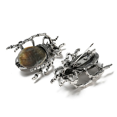 Dual-use Items Alloy Insects Brooch(JEWB-C026-05L-AS)-2