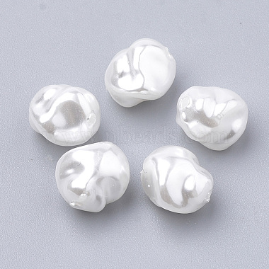 10mm White Others Plastic Beads