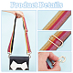 Stripe Pattern Glittered Polyester Adjustable Webbing Bag Straps(PURS-WH0005-82KCG-02)-4