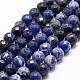 Natural Sodalite Beads Strands(G-D840-19-10mm)-1