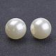12mm couleur blanc crème imitation perle perles acryliques en vrac perles rondes pour bijoux de mode bricolage(X-PACR-12D-12)-2