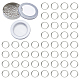 100Pcs Brass Locking Stitch Marker(FIND-HS0002-20P)-1