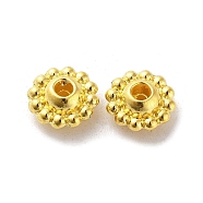 Tibetan Style Alloy Beads, Cadmium Free & Lead Free, Flower, Golden, 9x4.5mm, Hole: 1.9mm, about 1000pcs/1000g(FIND-A035-01G)