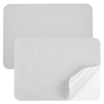 Self Adhesive Linen Fabric, Repair Patch, for Sofas, Couch, Furniture, Drivers Seat, Rectangle, WhiteSmoke, 28x20.4x0.08cm