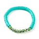 Polymer Clay Heishi Beads Stretch Bracelets(BJEW-JB05905-05)-1