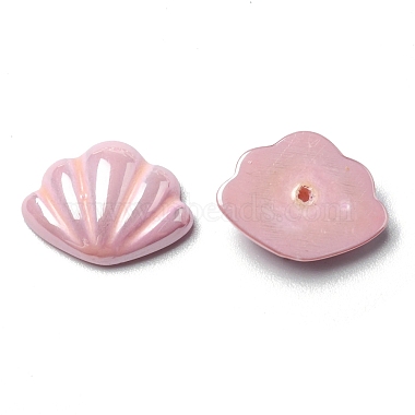 Opaque Resin Shell Shaped Beads(RESI-F043-01)-2