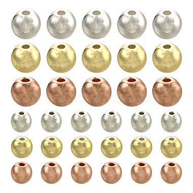 330 Stück 6 Stil 3 Farben galvanisieren nichtmagnetische synthetische Hämatit-Perlenstränge(G-FS0001-07)-2