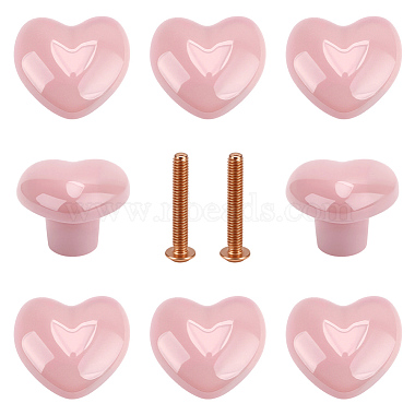 12Pcs Heart Porcelain Drawer Knobs(FIND-GO0004-02)-1