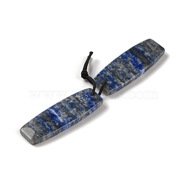 2 pendentifs en lapis-lazuli naturel(G-A228-02I)-2