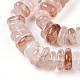 Natural Hematoid Quartz/Ferruginous Quartz Beads Strands(G-T141-25)-3