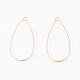 Brass Earring Hooks(X-KK-T038-138G)-1