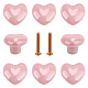 12Pcs Heart Porcelain Drawer Knobs(FIND-GO0004-02)-1