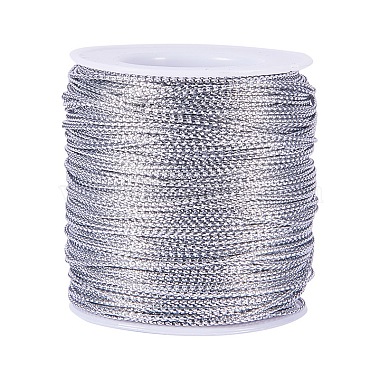 2mm Silver Metallic Cord Thread & Cord