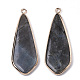 Natural Labradorite Pendants(G-S359-108A)-2