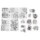 30 pièces 15 styles kits de papier scrapbook thème horloge(DIY-D075-02)-2
