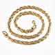 304 нержавеющей стали цепи ожерелья и браслеты(SJEW-L186-01G)-3