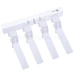 200Pcs Plastic Plant Labels, Plant Tags, for Seed Potted Herbs Flowers Vegetables, White, 210x20x0.3mm(FIND-SP0005-62A)