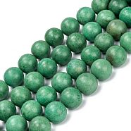Natural Howlite Beads Strands, Dyed & Heated, Round, 17.5mm, Hole: 1.2~1.4mm, about 22pcs/strand, 14.96 inch(38cm)(G-C180-16E)