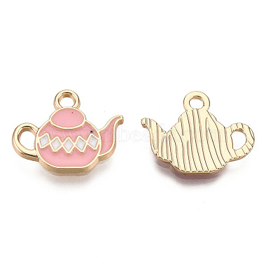 Pendentifs d'&eacute;mail en alliage(X-ENAM-S119-048D)-1