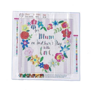 DIY Mother's Day Theme Full Drill Diamond Painting Canvas Kits(DIY-G080-05)-2