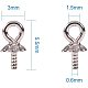 Rhodium Plated 925 Sterling Silver Pendant Bails(STER-PH0001-02P)-2