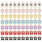70Pcs 7 Colors Zinc Alloy Enamel Pendants, Golden, Clothes Charms, Mixed Color, 21x15x1.8mm, 10pcs/color(FIND-CA0010-37)