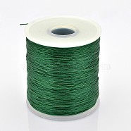 Flat Elastic Crystal String, Elastic Beading Thread, for Stretch Bracelet Making, Green, 0.5mm, about 546.8 yards(500m)/roll(EW-J002-0.5mm-06)
