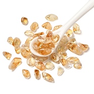 Natural Citrine Chip Beads, No Hole/Undrilled, 5~18x5~8x2~6mm, 5000pcs/1000g(G-Q193-05A)