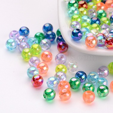 3mm Mixed Color Round Acrylic Beads