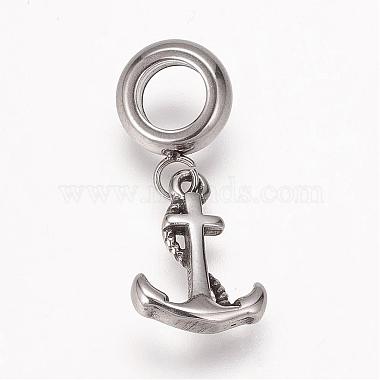 304 Stainless Steel European Dangle Charms(OPDL-K001-29AS)-2
