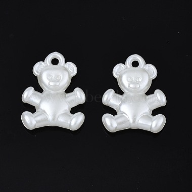 Pendentifs en plastique imitation perle ABS(KY-T023-013B)-2