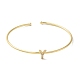 Bracelets en laiton plaqué en rack(BJEW-A018-01G-Y)-2