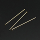 Yellow Gold Filled Flat Head Pins(KK-G161-19x0.5mm-1)-1
