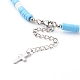 Polymer Clay Heishi Beaded Necklaces(NJEW-JN03437)-3