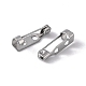 304 Stainless Steel Brooch Pin Back Bar Findings(X-STAS-J011-09B)-3