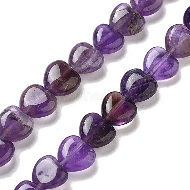 Heart Amethyst Beads