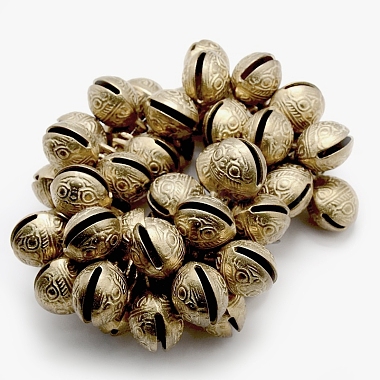 Brass Bell Pendants(X-KKB-A003-11mm)-1